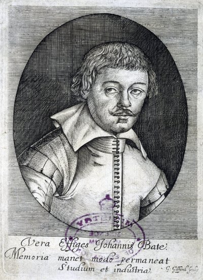 John Bate, engelsk forfatter, c 1635 af Unbekannt