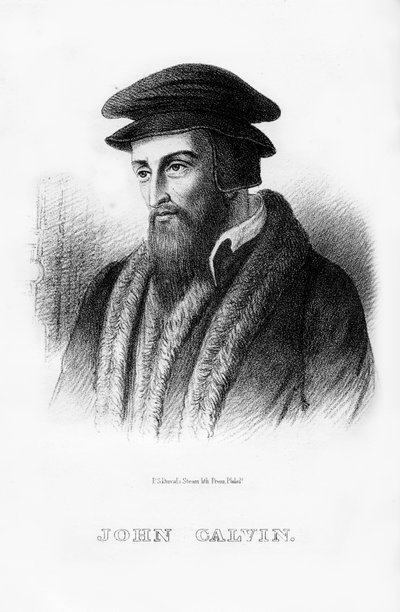 John Calvin, fransk kristen teolog, 1854 af Unbekannt