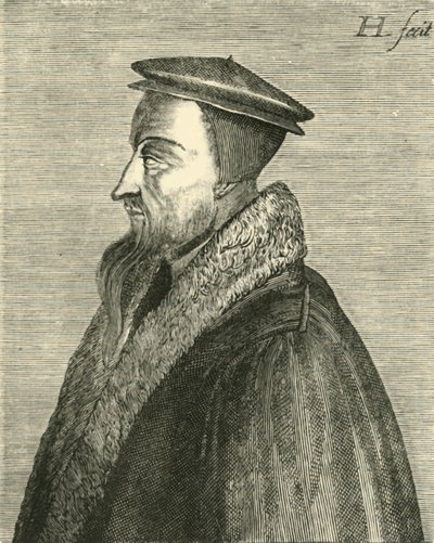John Calvin, c1540-1560, 1890. af Unbekannt