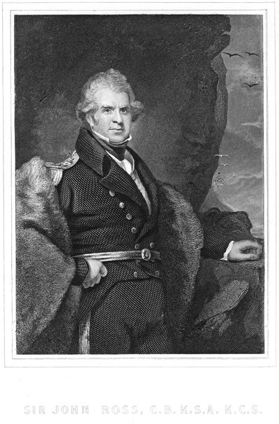 John Ross, britisk polarforsker og søofficer, 1800-tallet af Unbekannt