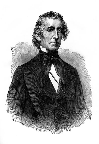 John Tyler, tiende præsident for USA, 1872 af Unbekannt