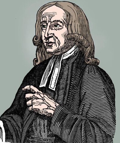 John Wesley, engelsk ikke-konform prædikant fra det 18. århundrede, 1832 af Unbekannt