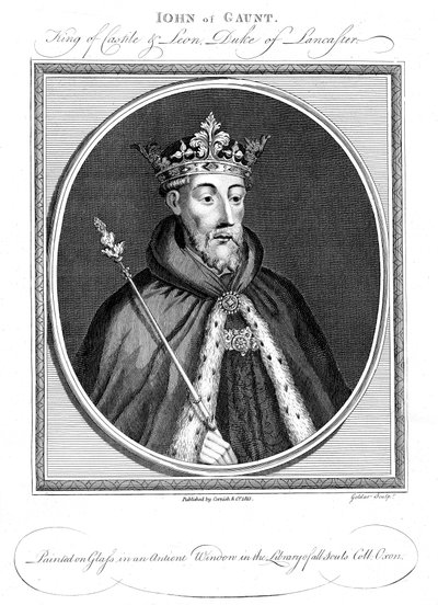 John of Gaunt, hertug af Lancaster 1340-1399 af Unbekannt