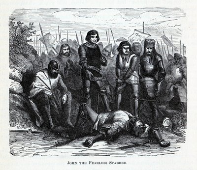 Johannes den frygtløse stukket, 1882 af Unbekannt