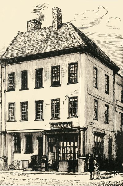 Johnsons fødested i Lichfield, 1902. af Unbekannt