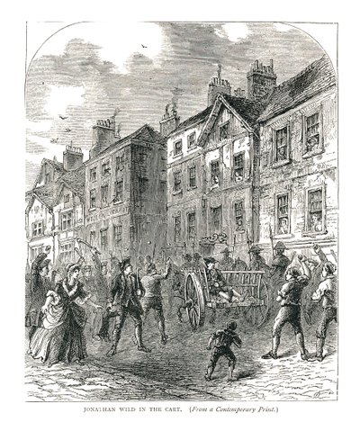 Jonathan Wild in the Cart, 1878 af Unbekannt