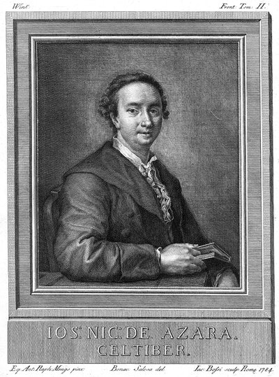 Jose Nicolas de Azara 1731-1804, spansk diplomat og protektor for kunst og litteratur, 1784 af Unbekannt