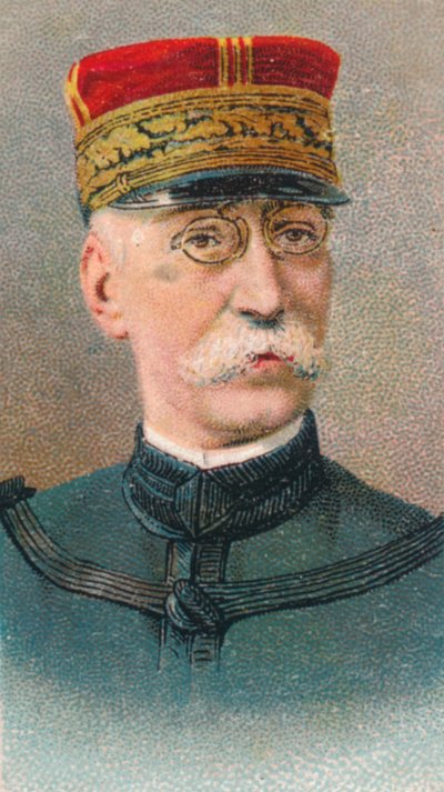 Joseph Gallieni 1849-1916, fransk general fra Første Verdenskrig, 1917 af Unbekannt