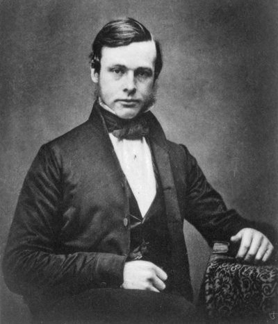 Joseph Lister, engelsk kirurg og pioner inden for antiseptisk kirurgi, c1855 af Unbekannt