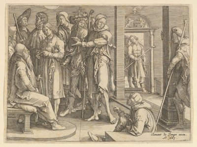 Joseph fortæller sine drømme til Jacob kopi, 1640-70. af Unbekannt