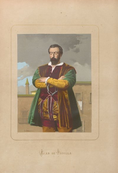 John af Padilla. Fra: Berømte mænd og kvinder gennem tiden af ​​Juan Landa, 1875-1877. af Unbekannt