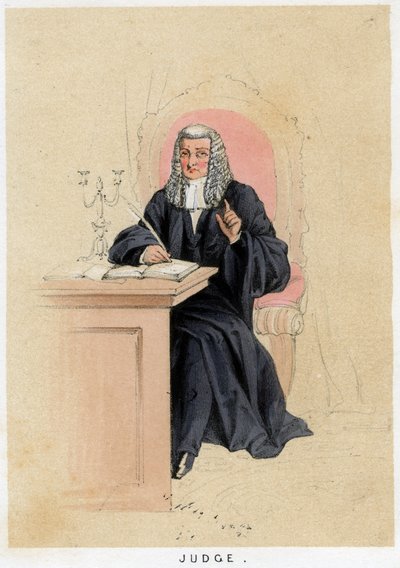 Dommer, 1855 af Unbekannt