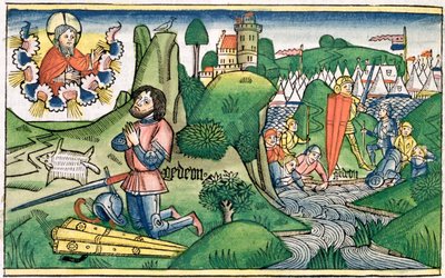 Dommernes bog 6:36: Gideon lægger skindet ud af Unbekannt