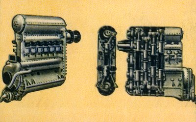 Junkers 700-800 hestekræfter dieselflymotor, 1932. af Unbekannt