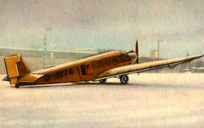 Junkers Ju 52 fly, 1932. af Unbekannt