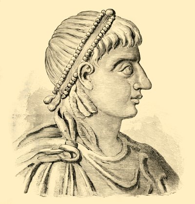 Justinian, c6. århundrede, 1890. af Unbekannt