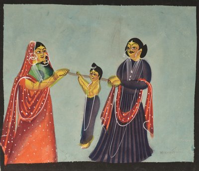 Kalighat-maleri, 1800-tallet. af Unbekannt