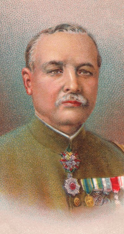 Kamio Mitsuomi, 1. baron 1856-1927, general i den kejserlige japanske hær, 1917 af Unbekannt