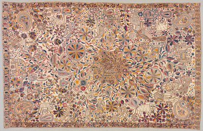 Kantha ceremoniel dyne, 1800-tallet. af Unbekannt