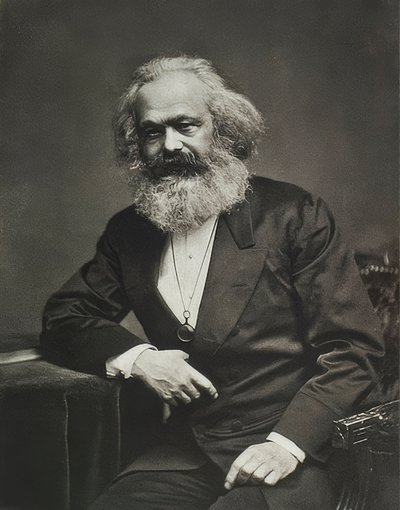 Karl Marx. Omkring 1880 af Unbekannt