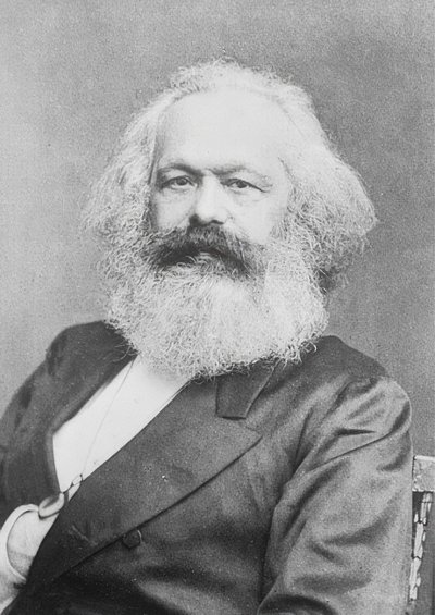 Karl Marx. Omkring 1880 af Unbekannt