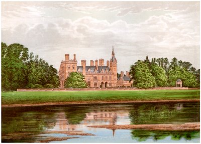 Kelham Hall, Nottinghamshire, hjemsted for familien Manners-Sutton, c1880 af Unbekannt