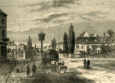 Kennington, fra det grønne, 1780, c1878. af Unbekannt