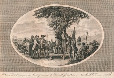 Ketts Rebellion, Norfolk, 1549 1793 af Unbekannt