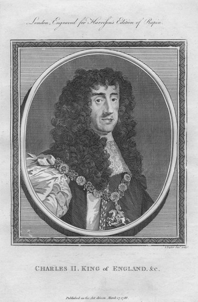 Kong Charles II, 1788. af Unbekannt