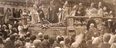 Kong Charles IV aflagde sin kroningsed i Budapest den 30. december 1916, 1916. af Unbekannt