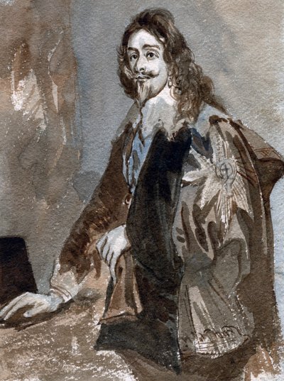 Kong Charles I 1600-1649, c1700-tallet af Unbekannt