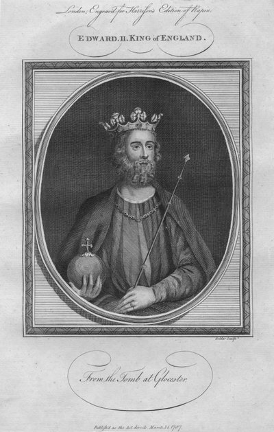 Kong Edward II, 1787. af Unbekannt