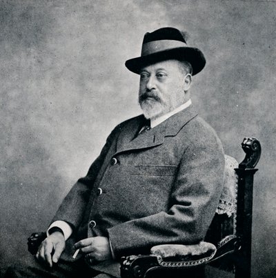 Kong Edward VII i en tyrolerhat, 1903 1911 af Unbekannt
