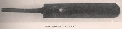 King Edward Weiss Cricket Bat, 1912 af Unbekannt