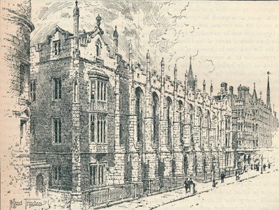 King Edward VI School, Birmingham, 19. århundrede 1906 af Unbekannt