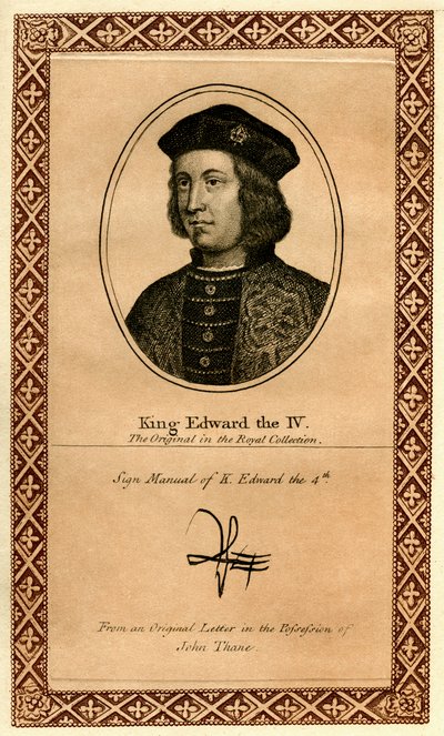 Kong Edward den IV af England af Unbekannt