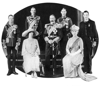 Kong George V og hans familie, c1930