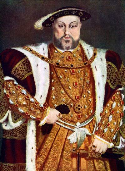 Kong Henrik VIII, c1538-1547, c1900-1920 af Unbekannt