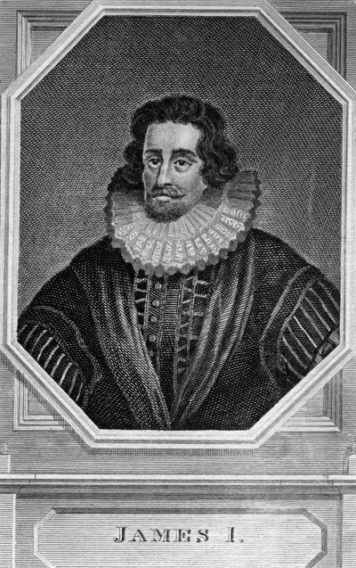Kong James I, 1566-1625 af Unbekannt