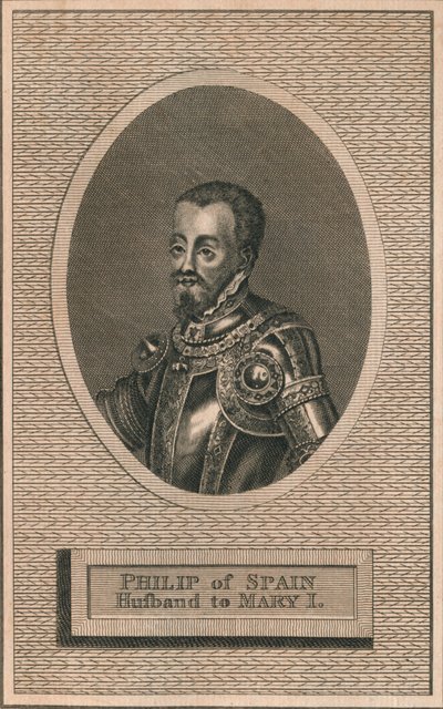 Kong Filip II af Spanien, ægtemand til dronning Mary I, 1793 af Unbekannt