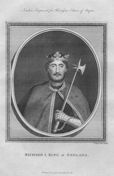 Kong Richard I, 1788. af Unbekannt