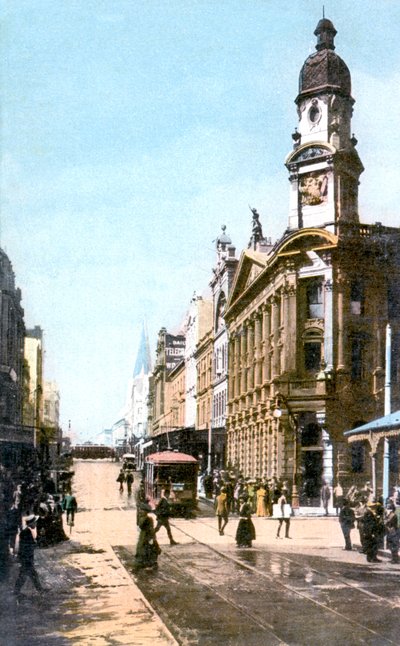 King Street, Sydney, Australien, omkring 1900-tallet af Unbekannt