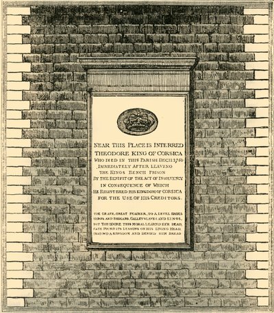 Kong Theodores Monument, 1881. af Unbekannt