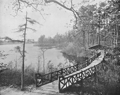 Kissing Bridge, Lakewood, New Jersey, USA, c1900. af Unbekannt
