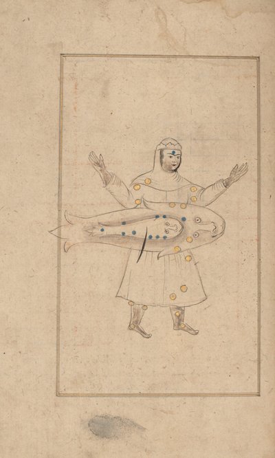 Kitab suwar al-kawakib al-thabita Book of the Images of the Fixed Stars of al-Sufi, 1700-tallet. af Unbekannt
