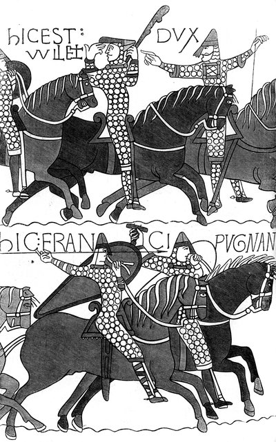Riddere af Duc Guillaume, c1070 1849 af Unbekannt