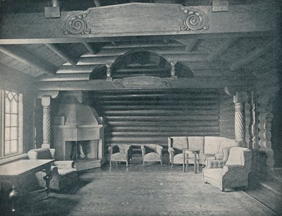 Kongssater, skovens hjemsted for Norges konge og dronning, c1910 af Unbekannt