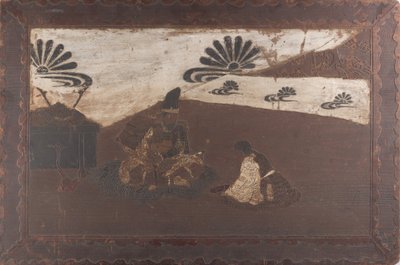 Kusunoki Masanari byder farvel og Fei Smura Seiren, 19. linje. af Unbekannt
