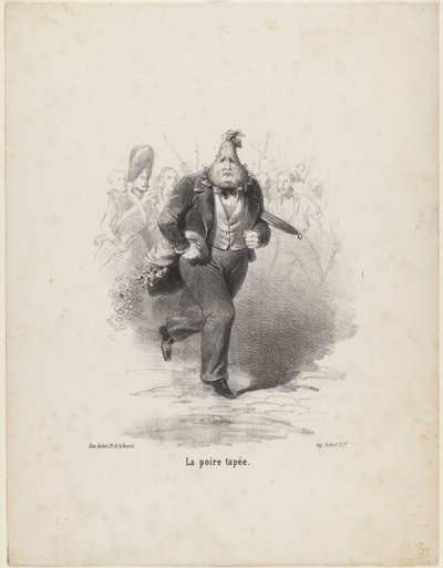 The Tapped Pear, ca 1848 af Unbekannt