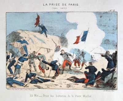 Erobringen af ​​Paris, 22. maj 1871 af Unbekannt